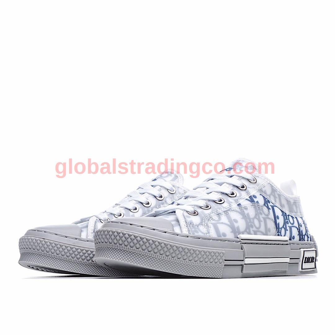 Dior B23 Oblique Slip-on Low Top Sneakers Sheer Print Sneakers